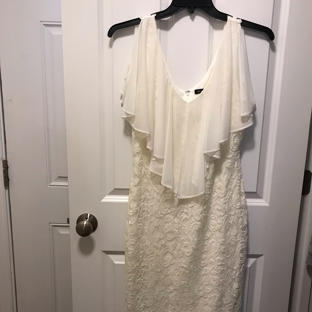 Bridal shower dress. Ivory. size 12